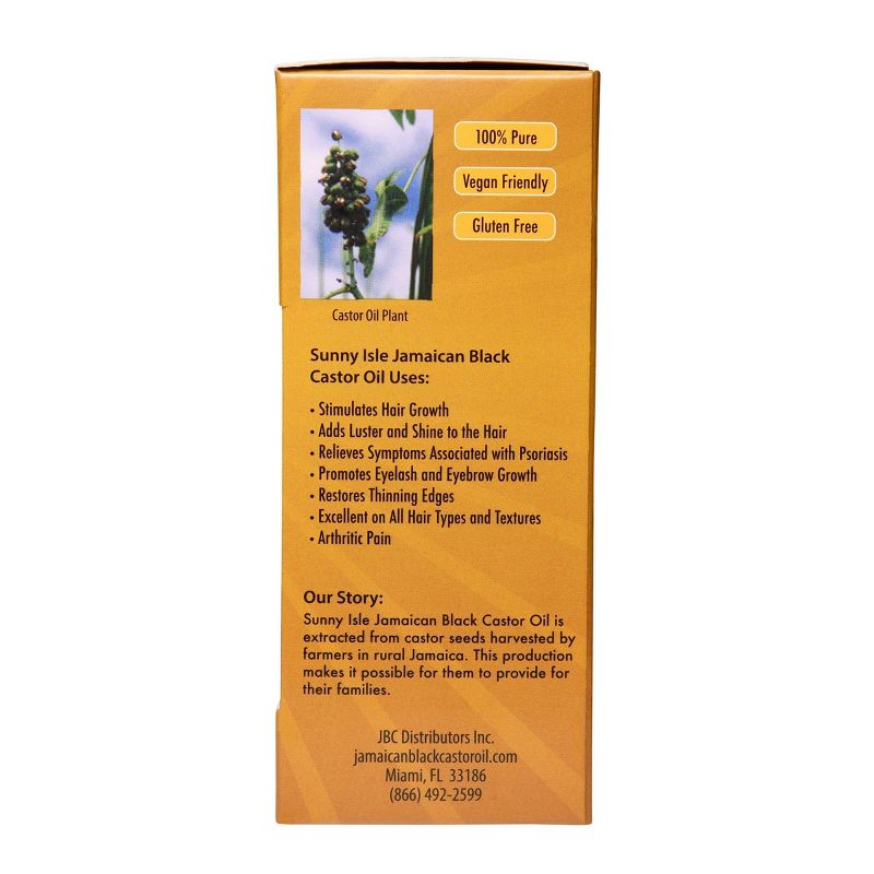 Sunny Isle Extra Dark Jamaican Black Castor Oil - 4 fl oz
