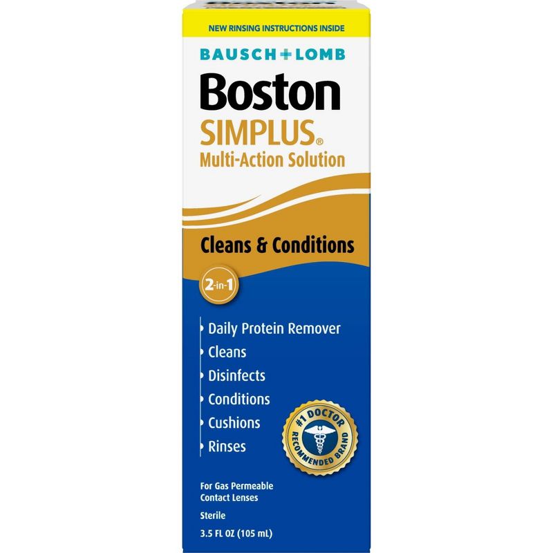 Boston Simplus Multipurpose Contact Lens Solution - 3.5 fl oz