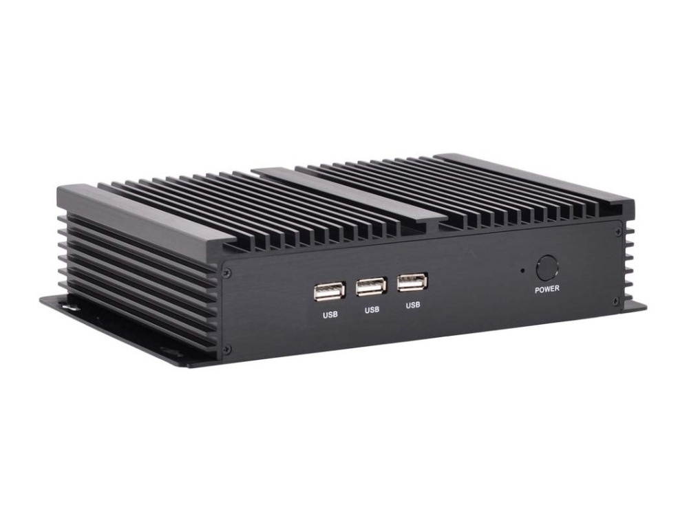 Industrial PC Intel Core i7 8550U 2 RS232 COM Fanless Mini PC windows 10 linux HD-MI VGA HTPC Intel Core i7 mini PC DDR4 16GB Ram 512GB SSD