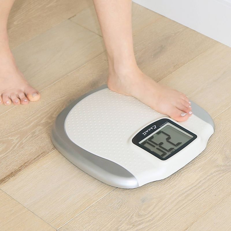 XL Display Bathroom Scale White/Silver - Escali