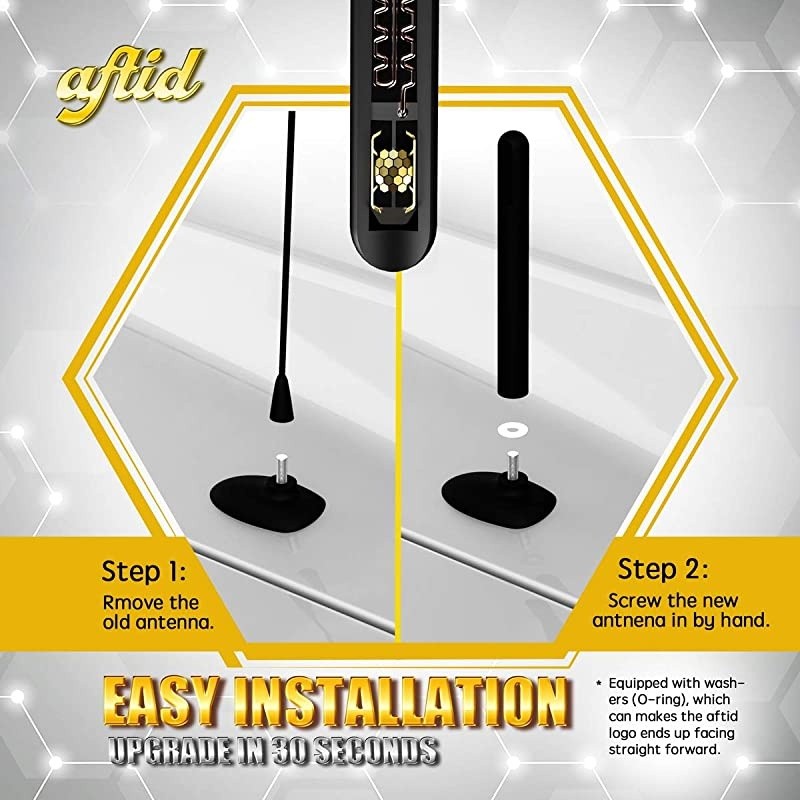 48 AMFM Radio Short Antenna Compatible with Toyota Tundra 19992021