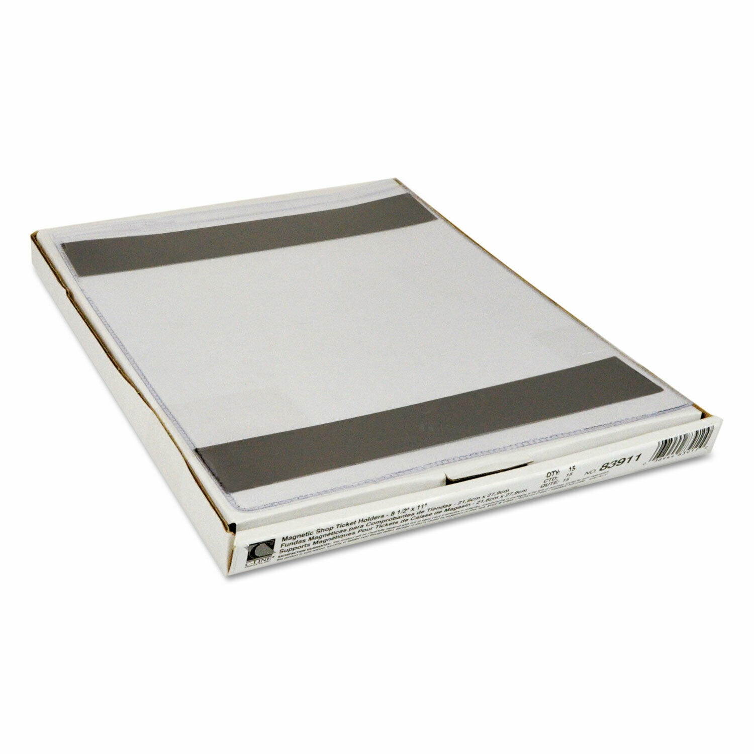 C-Line Magnetic Shop Ticket Holder Super Heavy 15" 8 1/2 x 11 15/BX 83911