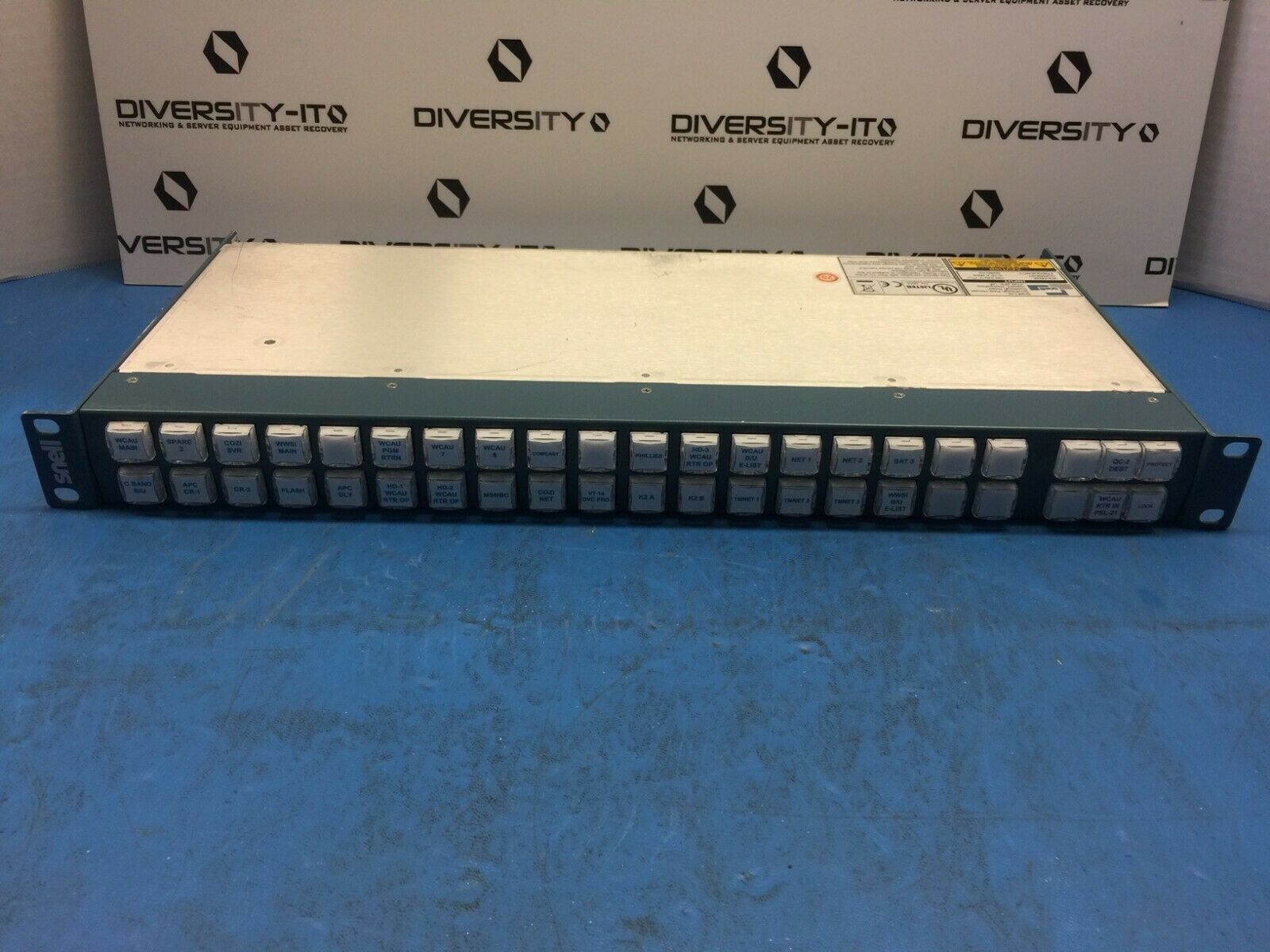 Snell 6028-RC Series 42-Button 1U Control Panel 6028100