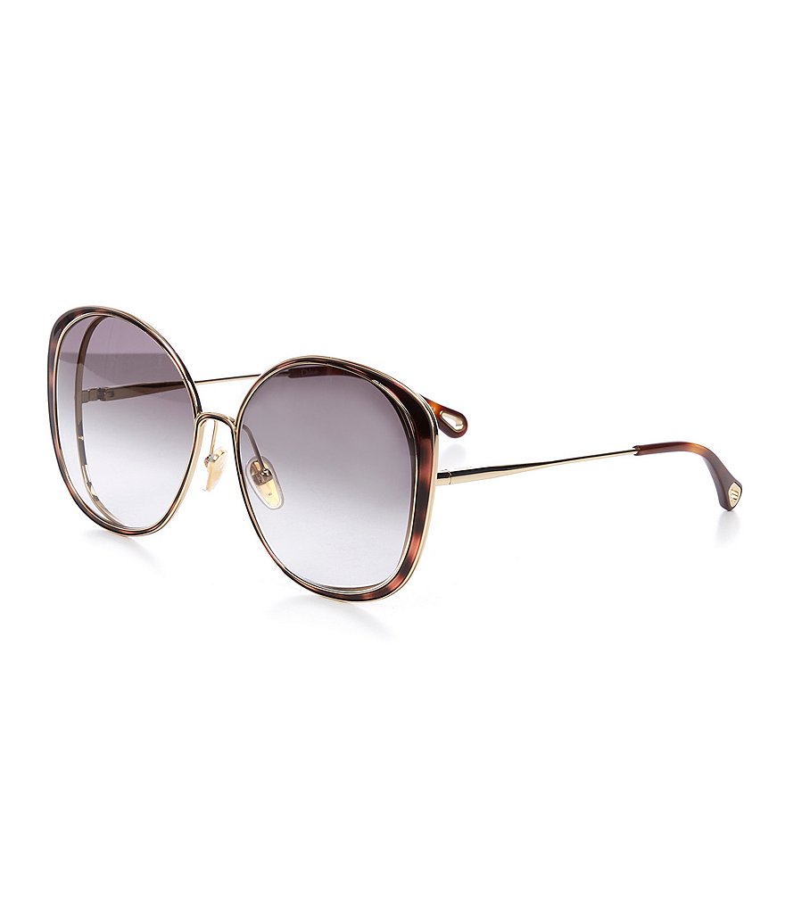 Chloe Women's Ch0036s Round 63mm Sunglasses