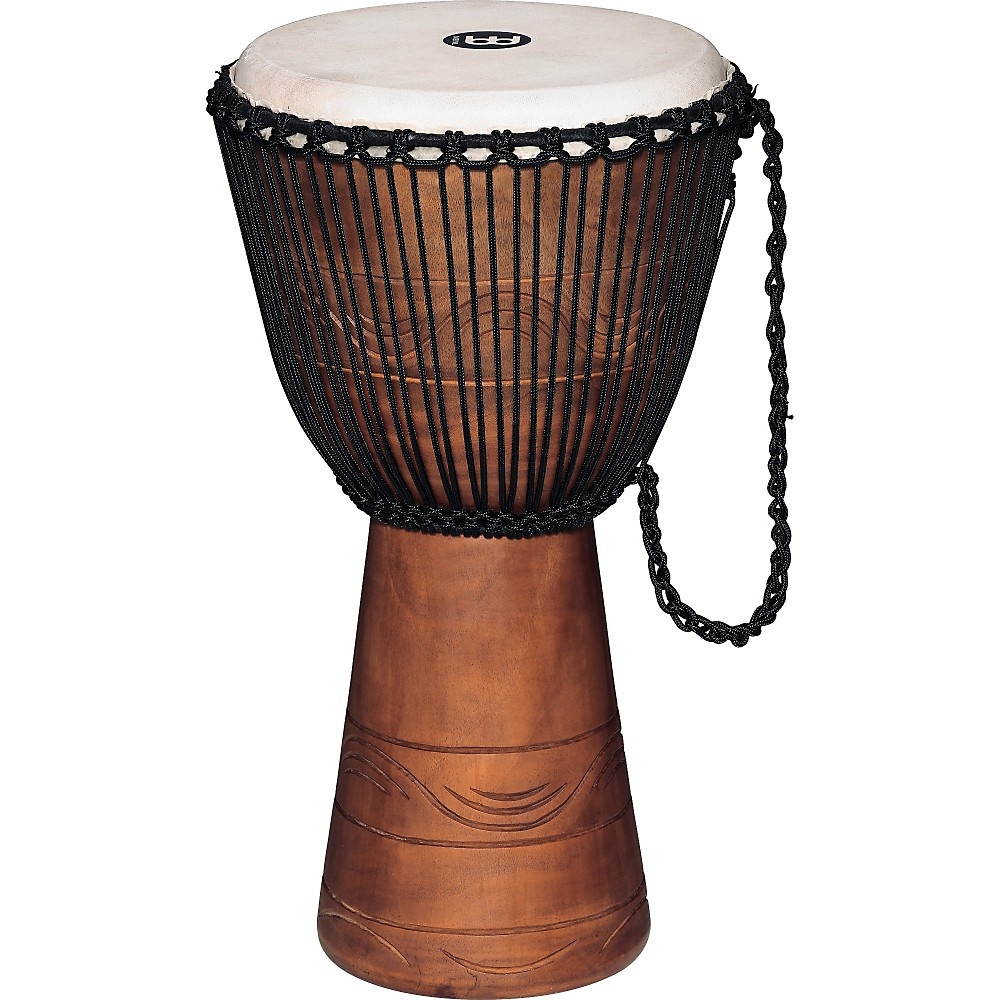 Meinl African Style Rope Tuned Djembe, 12? with Bag, Water Series