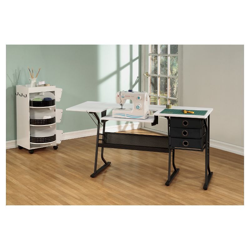 Sew Ready Eclipse Hobby/Sewing Center Black/White - Studio Designs