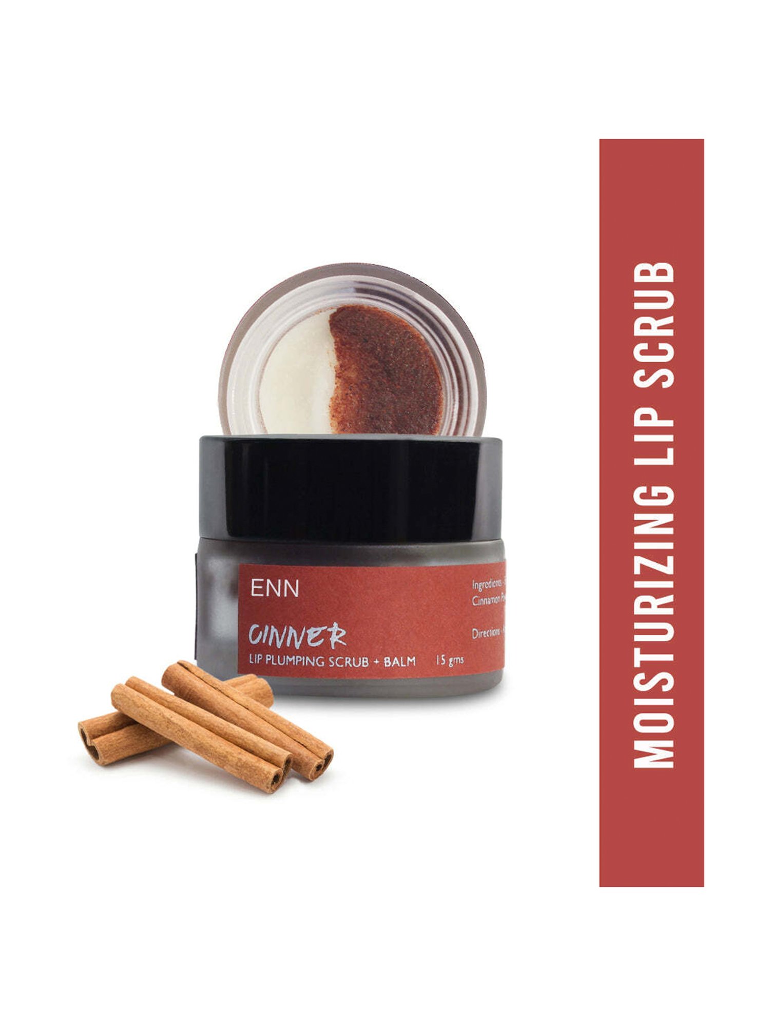 ENN Pucker Lip Balm Mini & Cinner Cinnamon Lip Scrub Cum Balm Combo Kit