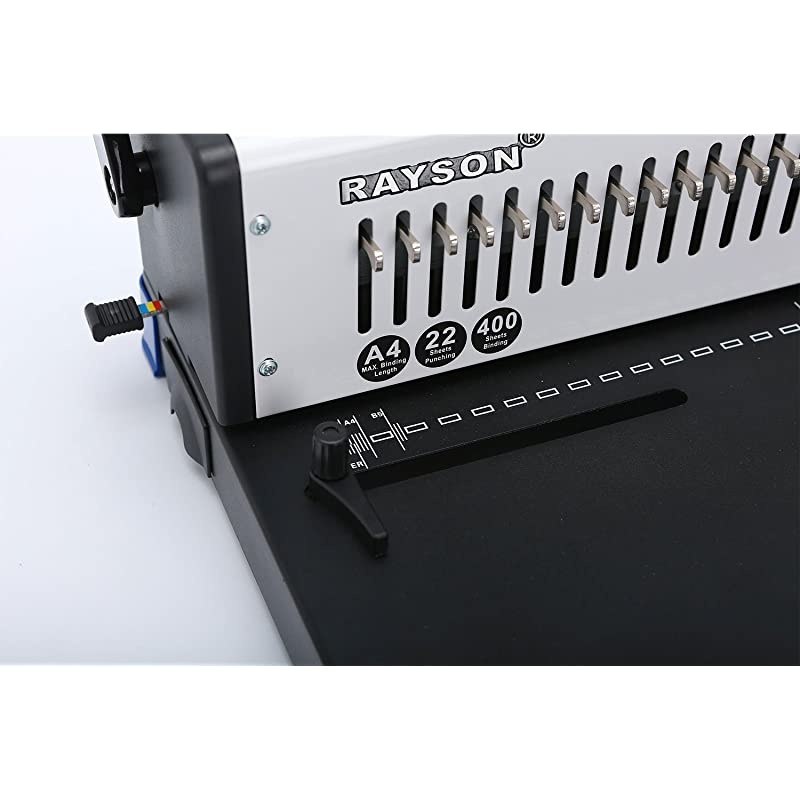SD-220B Binding Machine, 21 Holes Comb Binding Machine, Max. Punch 20 Sheets & Binding 400 Sheets