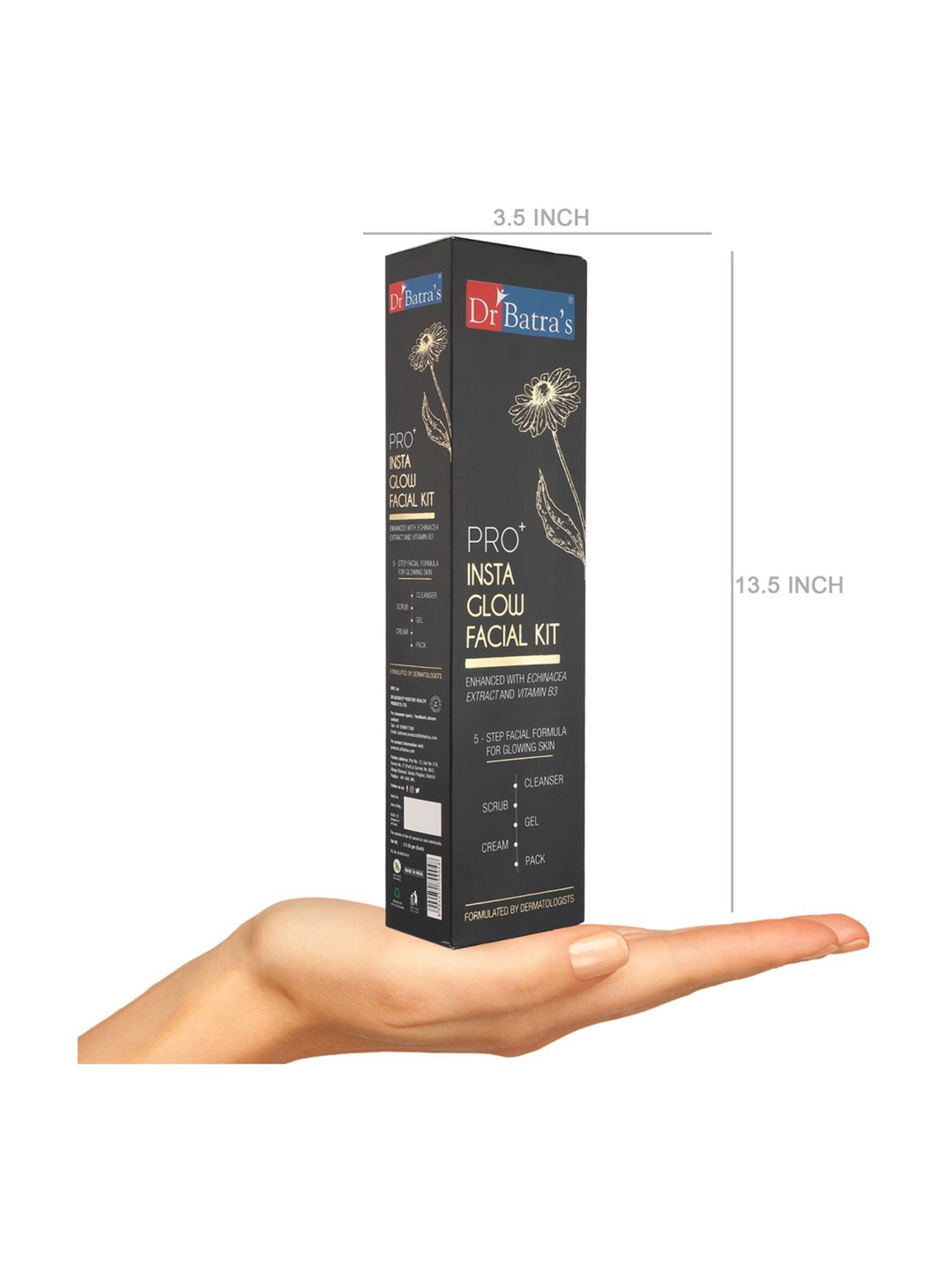 Dr Batra's PRO+ Insta Glow Facial Kit (Pack Of 2) - 250 gm