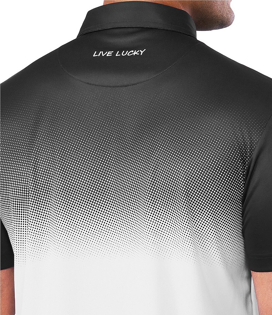 BLACK CLOVER Short-Sleeve Fade Golf Polo