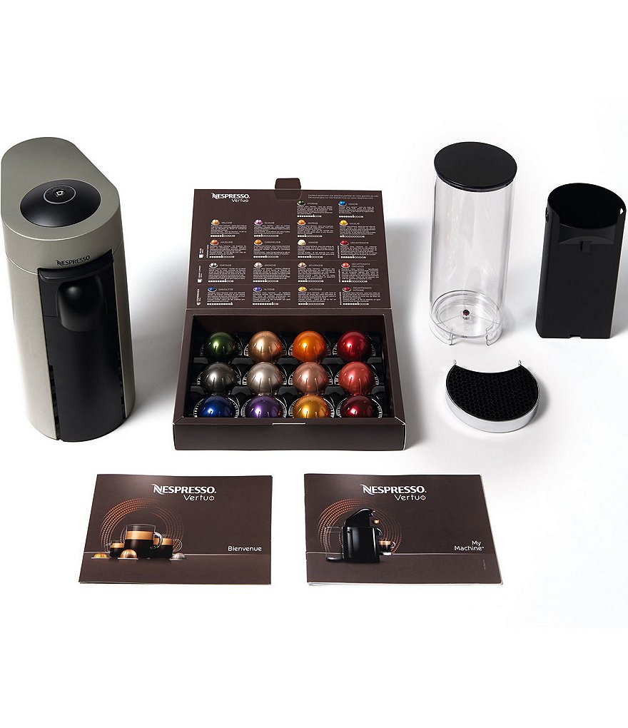 Nespresso VertuoPlus Coffee & Espresso Single-Serve Machine with Aeroccino Milk Frother