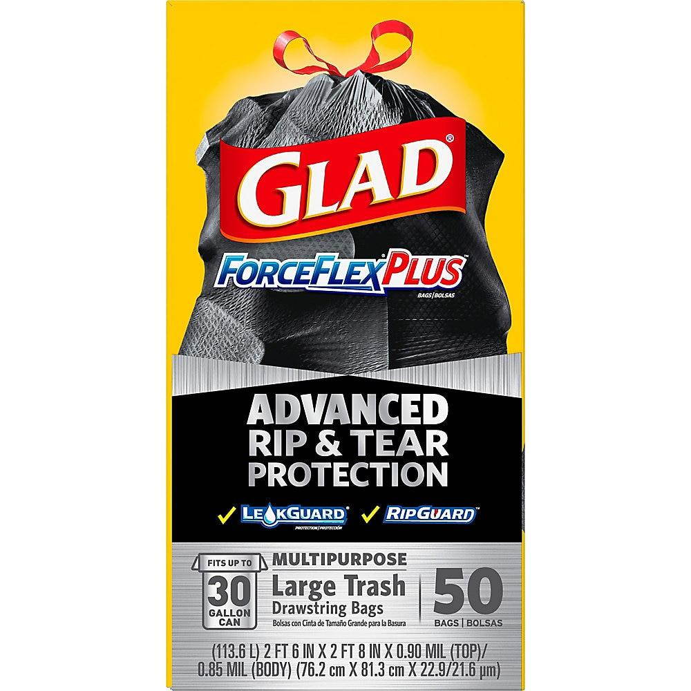 Glad 30-gal ForceFlexPlus Drawstring Bags