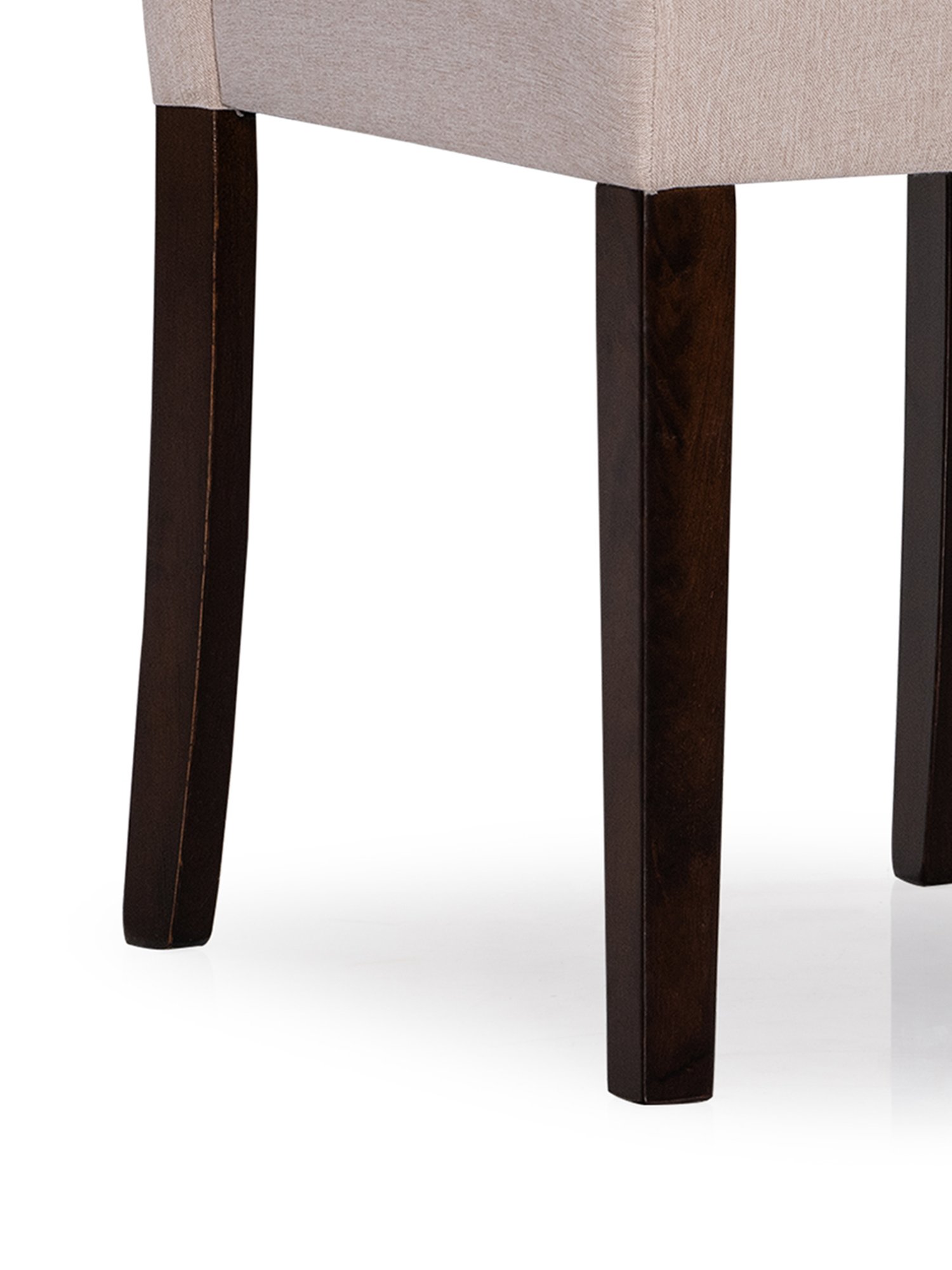 Durian Elanor Modern Brown & Beige Premium Leatherette Dining Chair