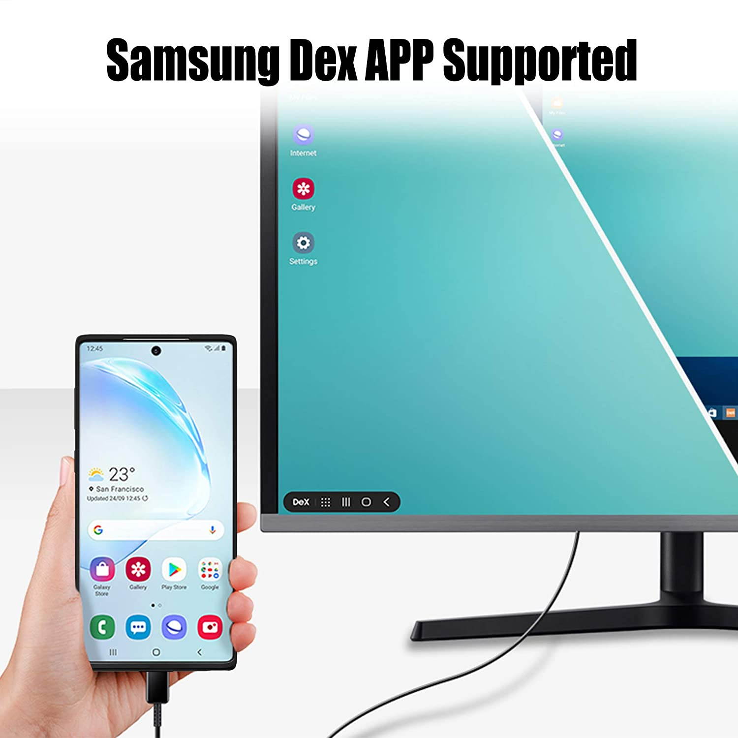 ZEROLEMON Galaxy Note 10 Battery Case with Qi Wireless Charging, 5000mAh Slim Power Portable Extended Rechargeable Battery Charger with Full Edge Protective Case for Galaxy Note 10 - Black