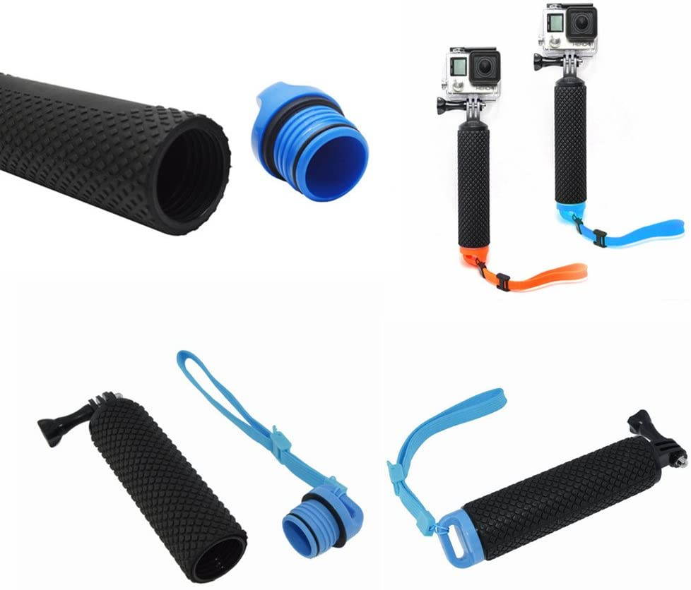 Floating Hand Grip Waterproof Handheld Underwater Sport Selfie Stick Monopod Handle Grip Accessories Kit Diving Tripod Mount for GoPro HD Hero 2 3 3+ 4 5 6 Xiaomi XiaoYi Action Camera