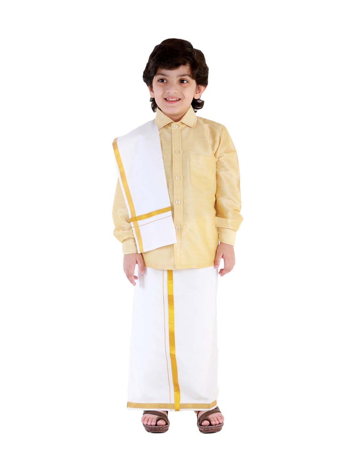 KISAH Kids Multicolor Cotton Printed Full Sleeves Kurta