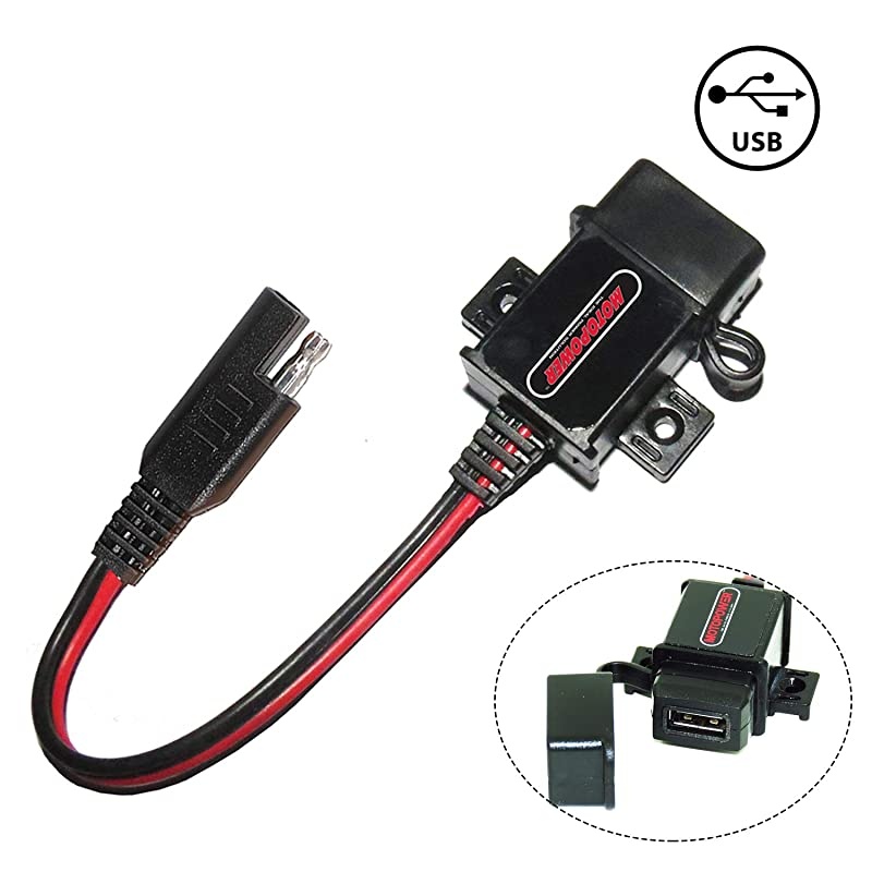MP0609 31Amp Motorcycle USB Charger SAE to USB Adapter