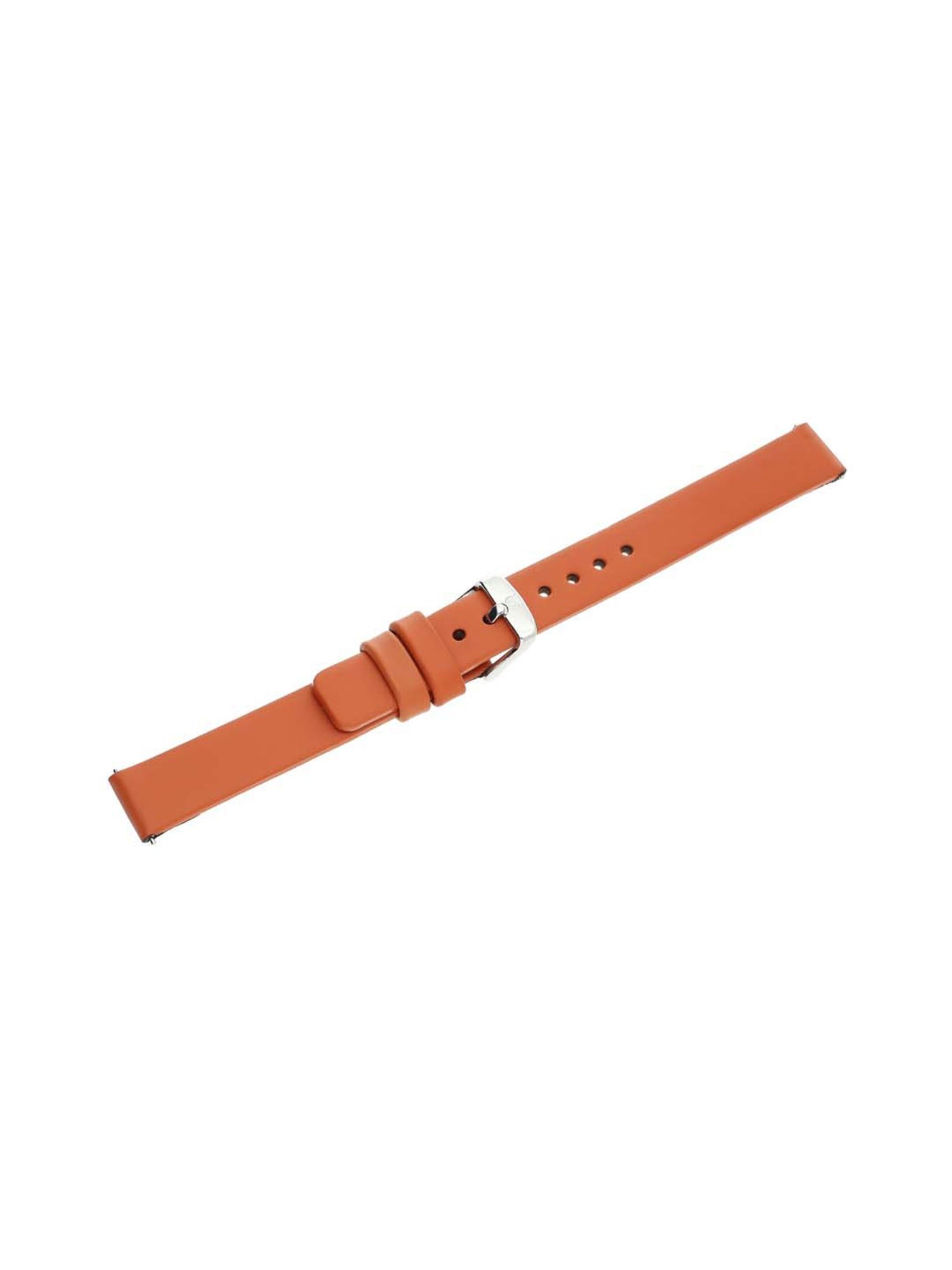 Titan 10 mm Orange Genuine Leather Strap for Women