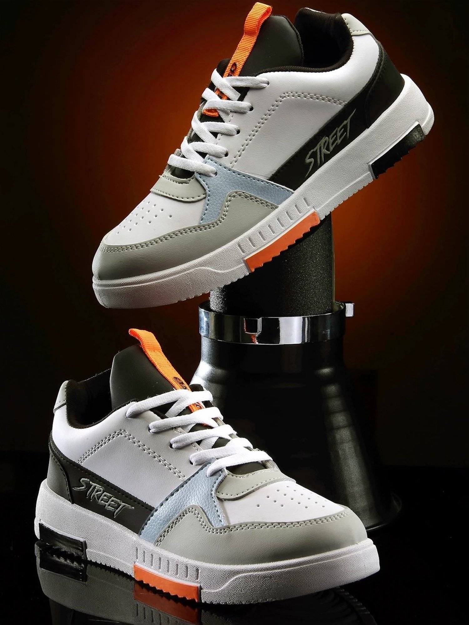 Asian Men's White Casual Sneakers