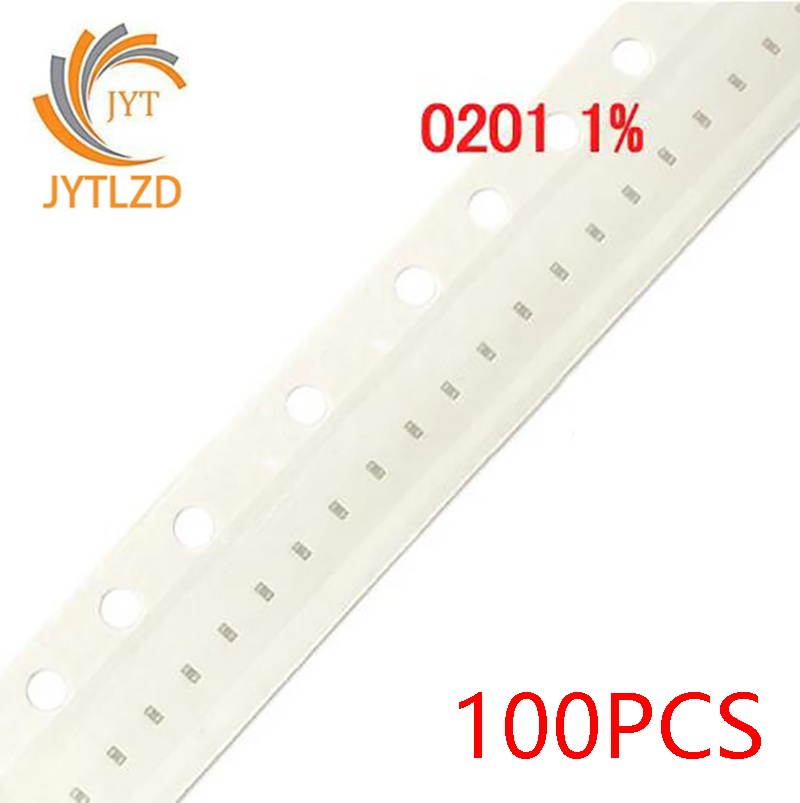 39 OHM 1% 0201 100pcs 0201 0 ohm~10M ohm SMD Resistor 1% 1/20W Chip Surface Mount Resistor ROHS