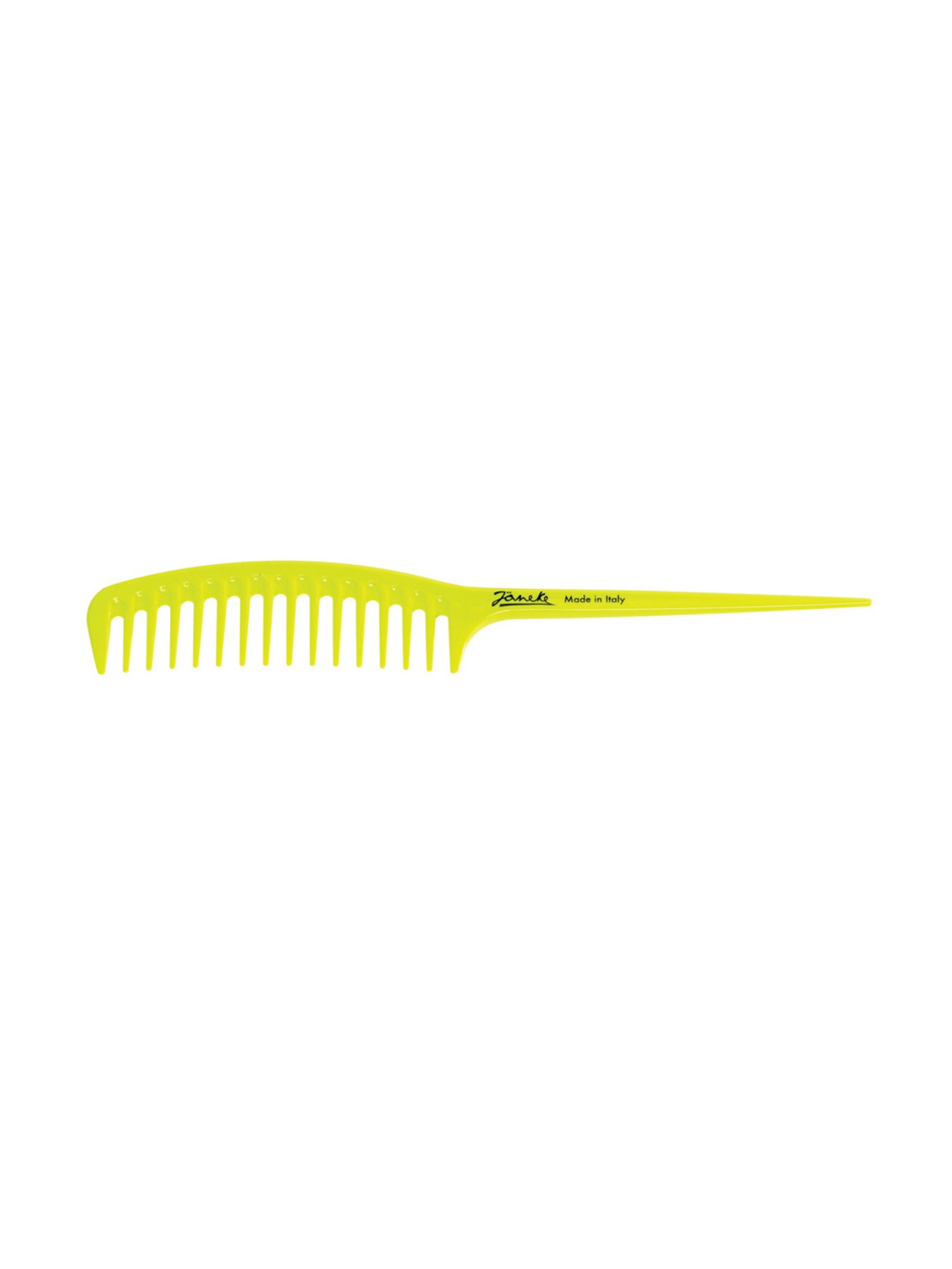 Janeke 1830 Professional Fluo Yellow Fashion Unisex Hair Comb
