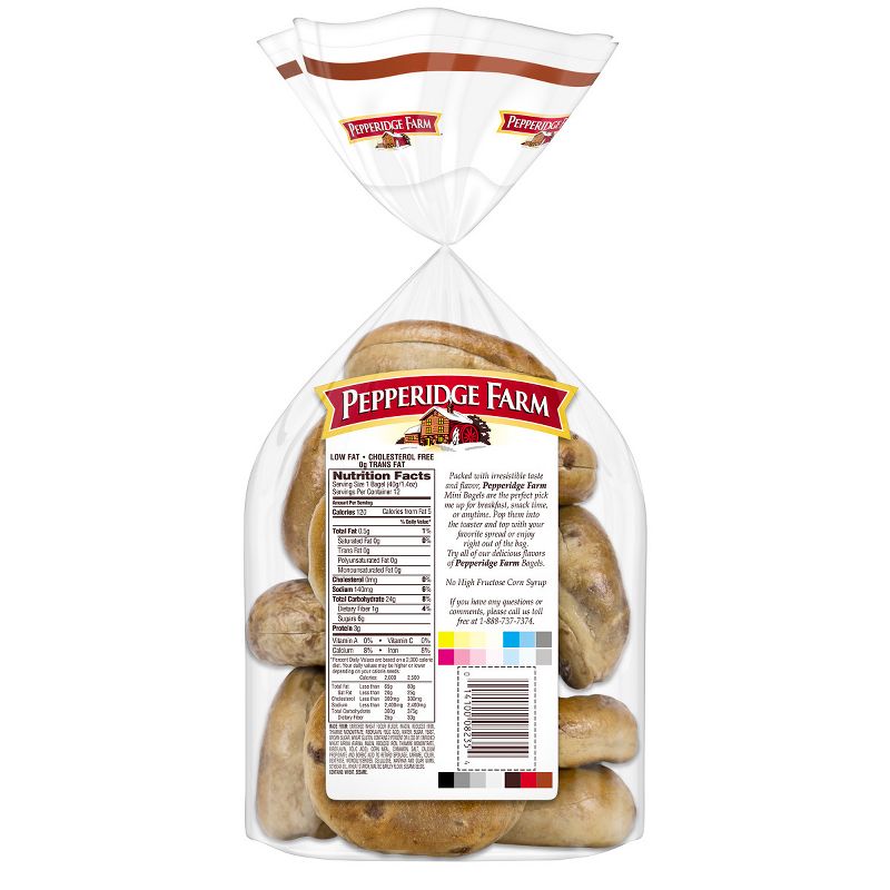 Pepperidge Farm Brown Sugar Cinnamon Mini Bagels - 17oz/12ct