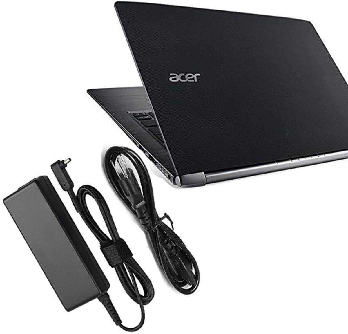 19V 2.37A 45W AC Charger for Acer Chromebook 11 13 14 15CB3 CB3-111 CB3-431 CB3-531 CB3-131 CB5 CB5-311 CB5-571 C720 C720p C740 C670 Laptop with 5Ft Power Supply Adapter Cord