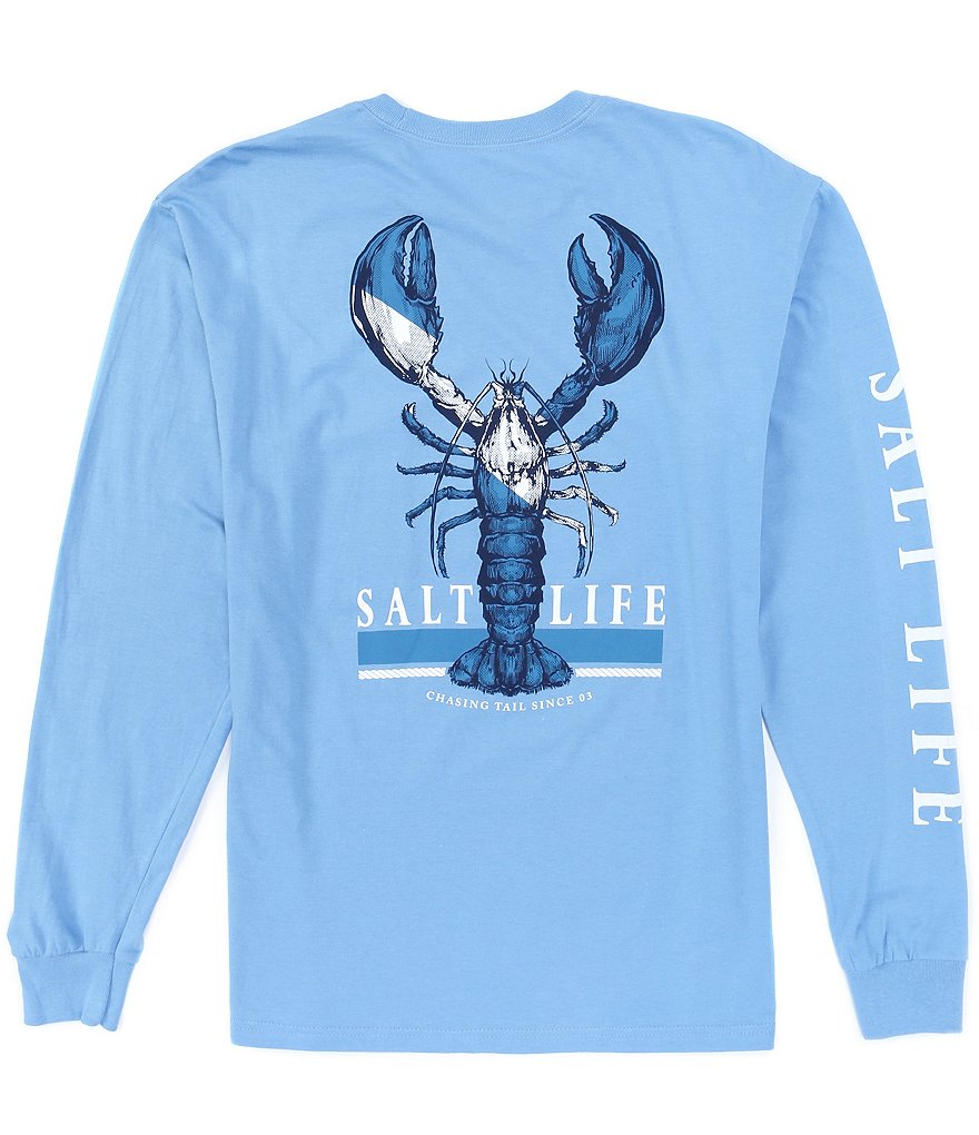 Salt Life Lobster Quest Long-Sleeve Pocket Tee