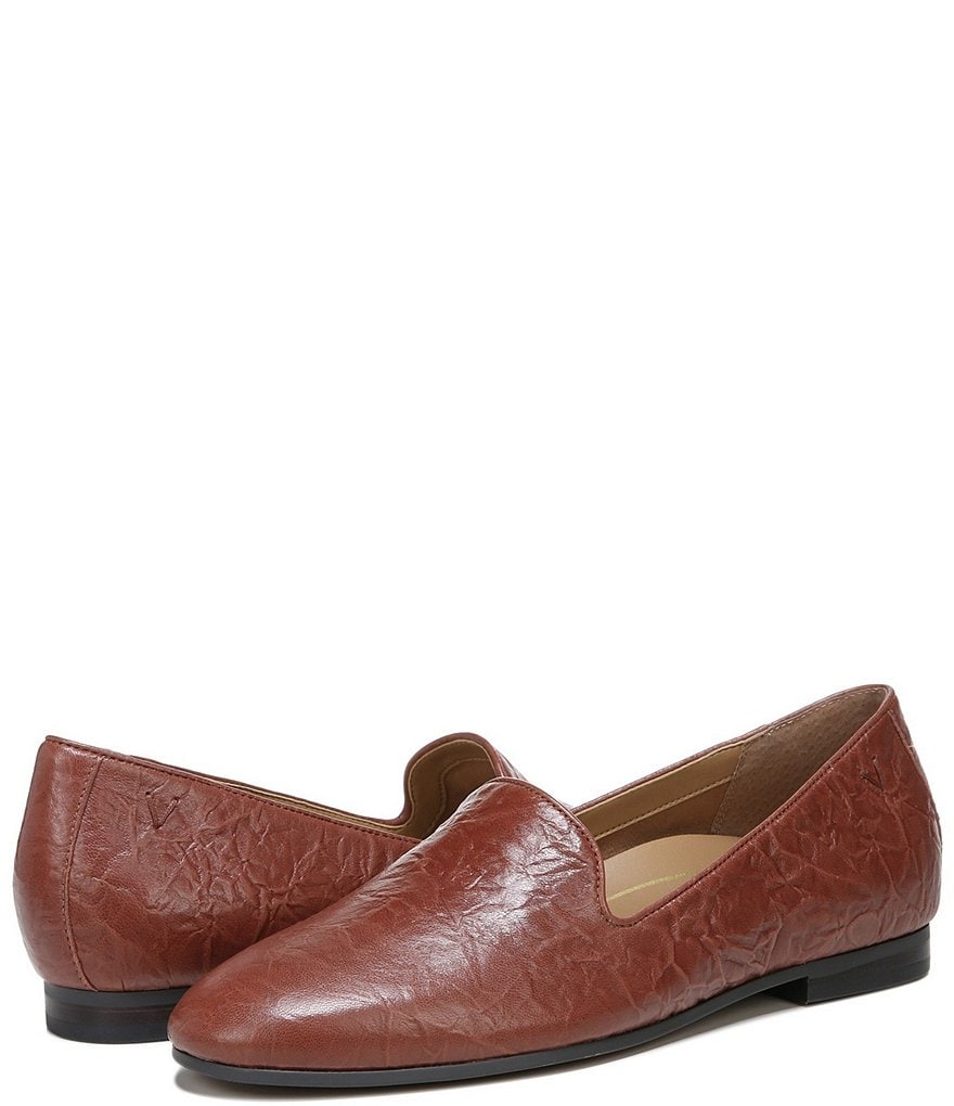 Vionic Willa II Leather Slip-On Loafers