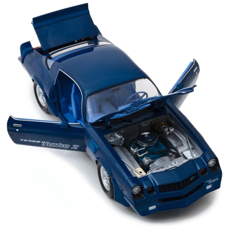 1981 Chevrolet Z28 Yenko Turbo Z Blue 1/18 Diecast Model Car by Greenlight