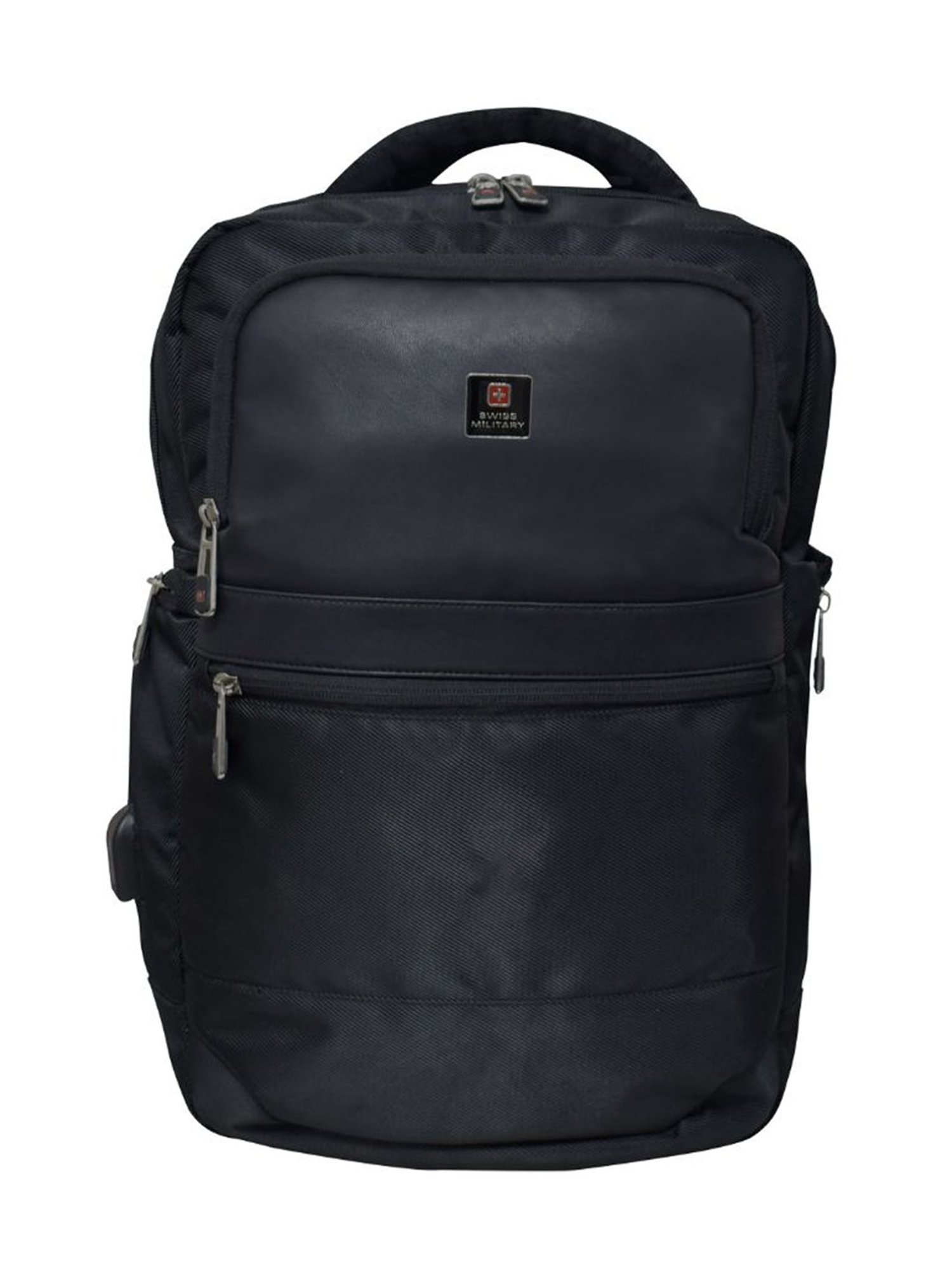 Swiss Military Black Backpack - 22 Ltrs