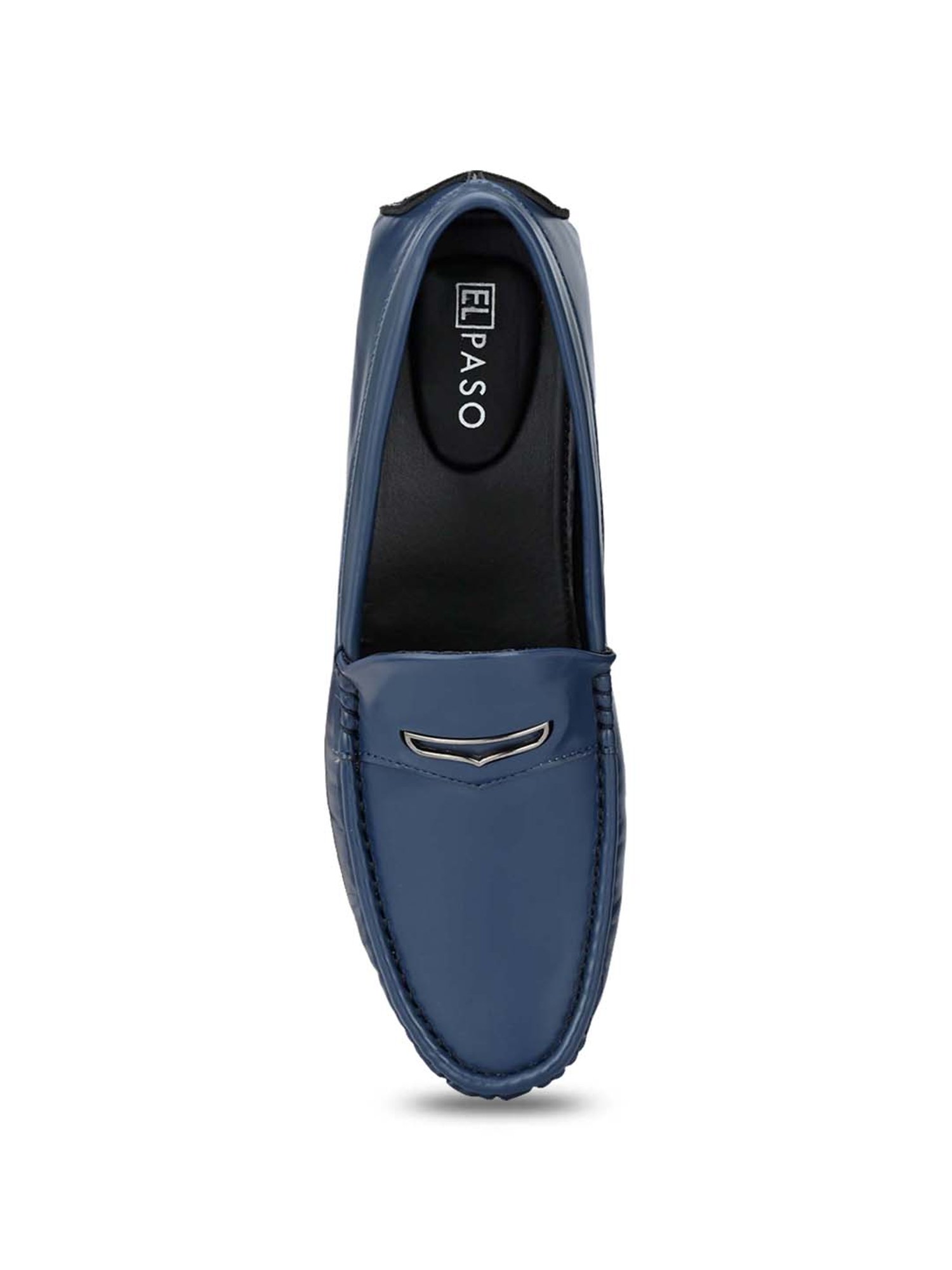 El Paso Men's Blue Casual Loafers