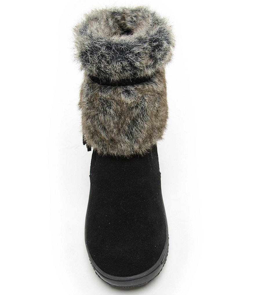 bionica Denali 2 Collection Derinda Waterproof Leather Block Heel Lug Sole Combat Booties