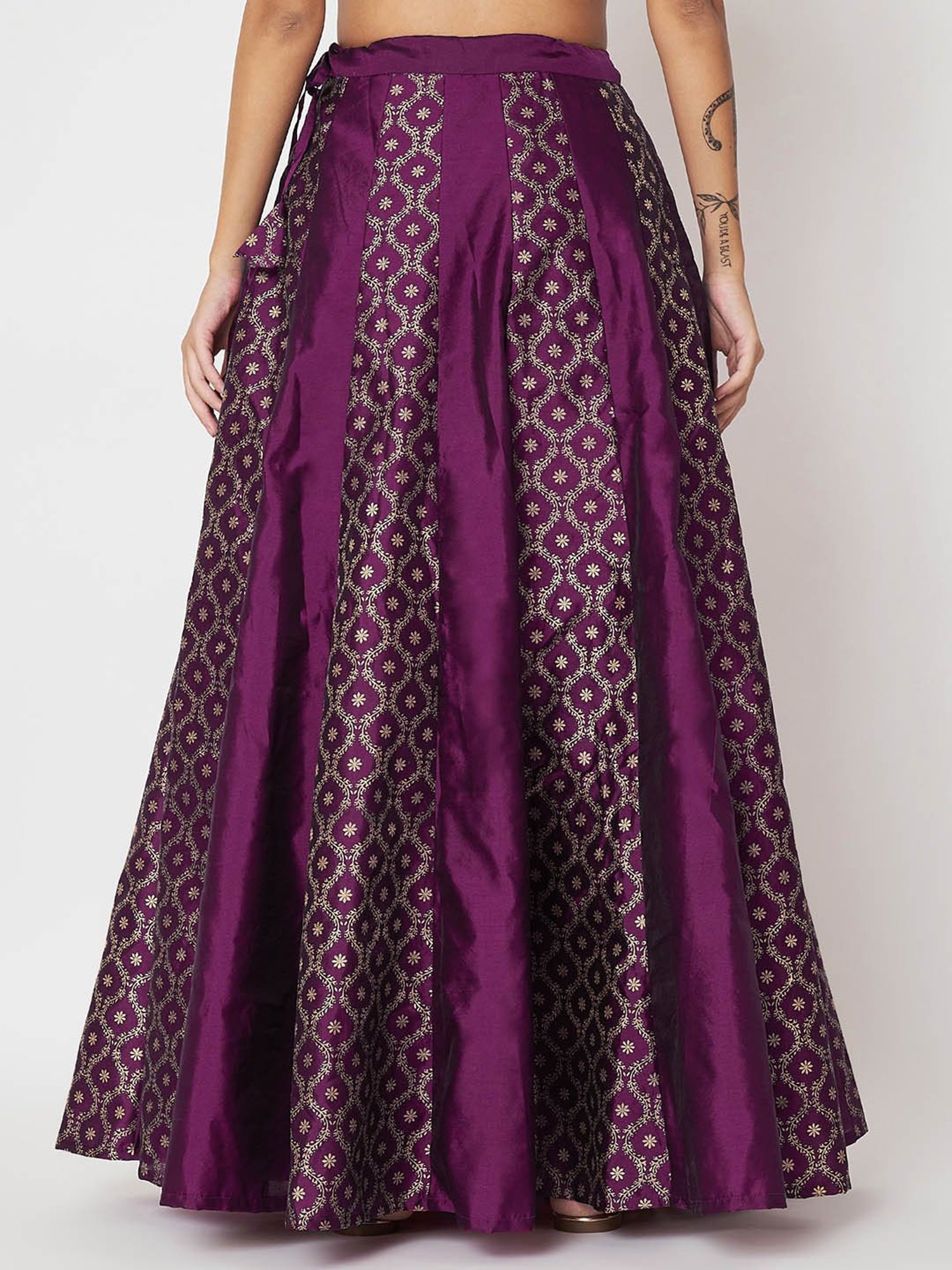 studiorasa Purple Block Print Skirts