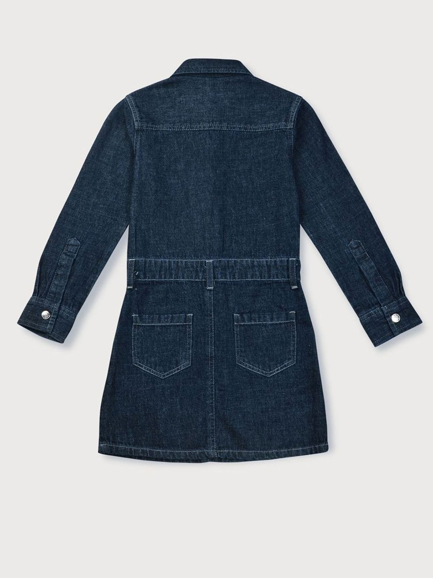 Gini & Jony Kids Navy Full Sleeves Dress