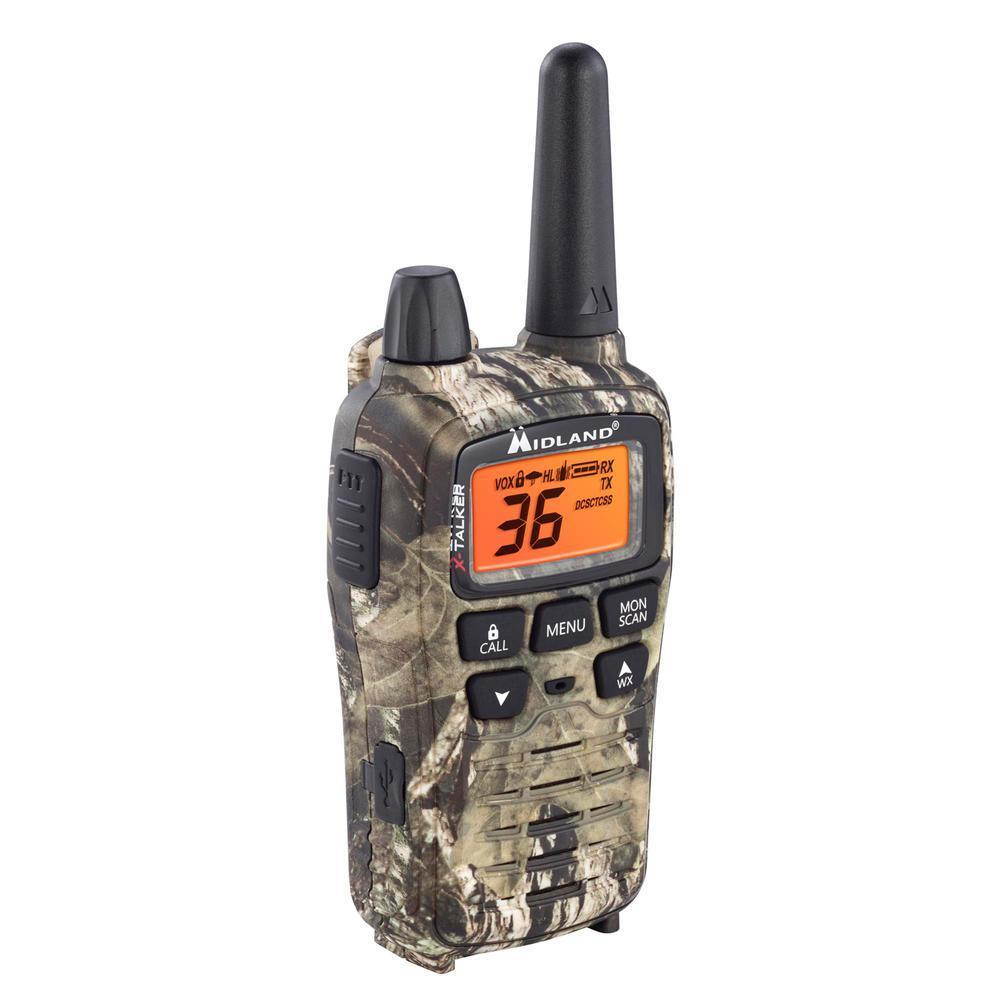 Midland X-TALKER T75VP3 GMRS Two-Way Radio w/ Up To 38 Mile Range