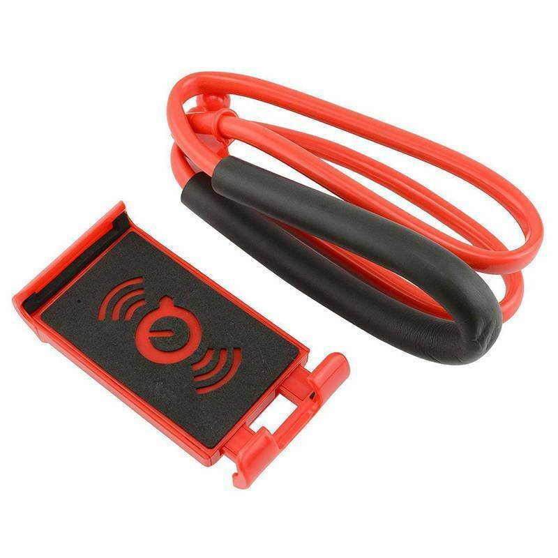 Phone Holder for Bed, Neck Phone Holder Gooseneck Cell Phone Holders, Universal Mobile Phone Stand Lazy Bracket for Taking Videos & Group Photos (White)