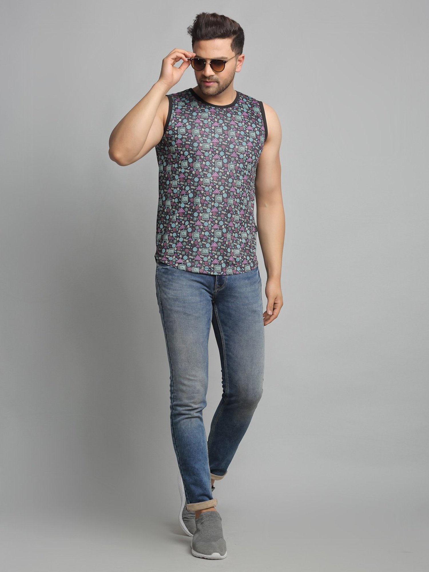 Rigo Black Printed Vest
