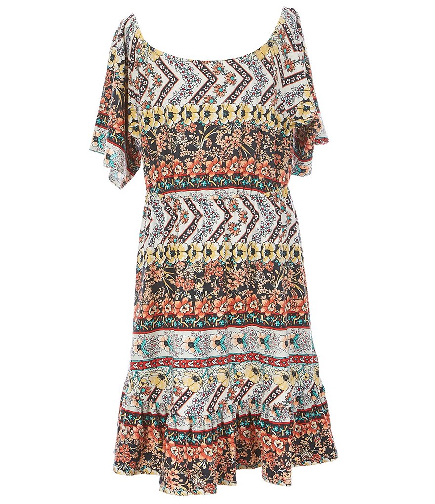 Peek Little/Big Girls 2T-12 Embroidered Chambray A-Line Dress