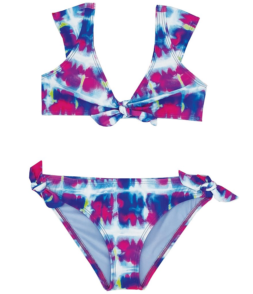 Splendid Big Girls 7-16 Sun Daze Tie-Dye Bralette Two-Piece Swimsuit