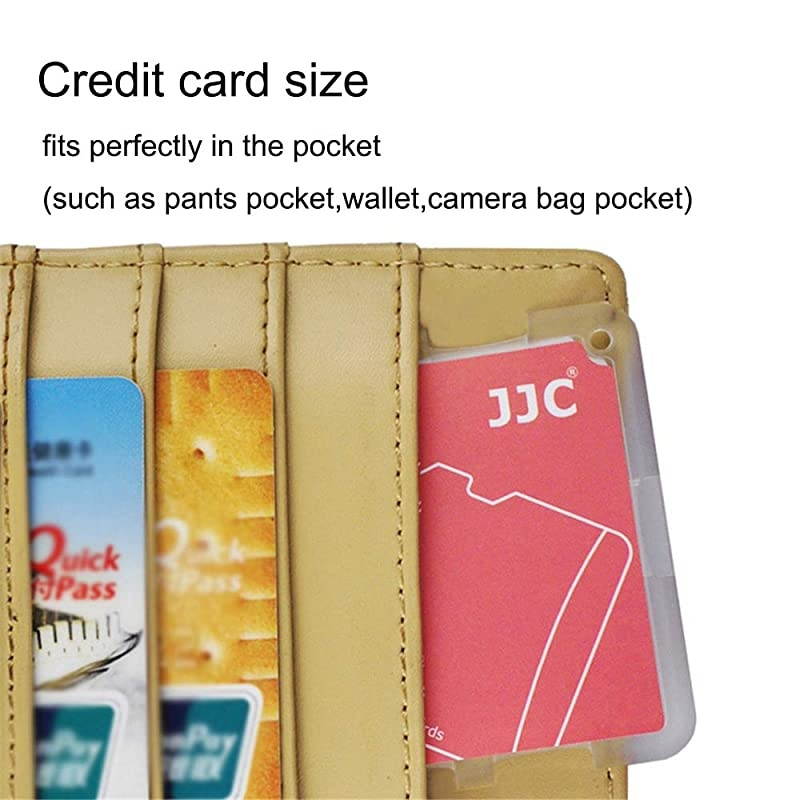 Slots Memory Card Case Holder Storage Organizer for Micro SD Cards Slim UltraThin Credit Card Size Lightweight Portable TF MSD Memory Card Storage