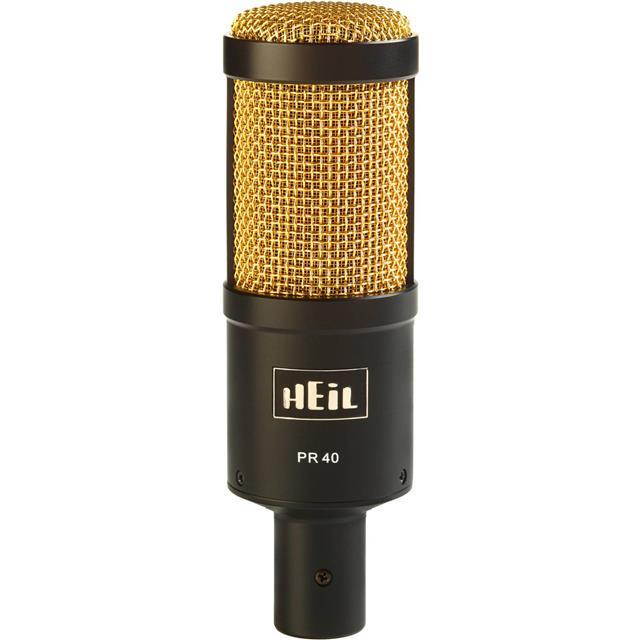 Heil Sound PR40 Large Diameter Dynamic Cardioid Studio Microphone, Black Body