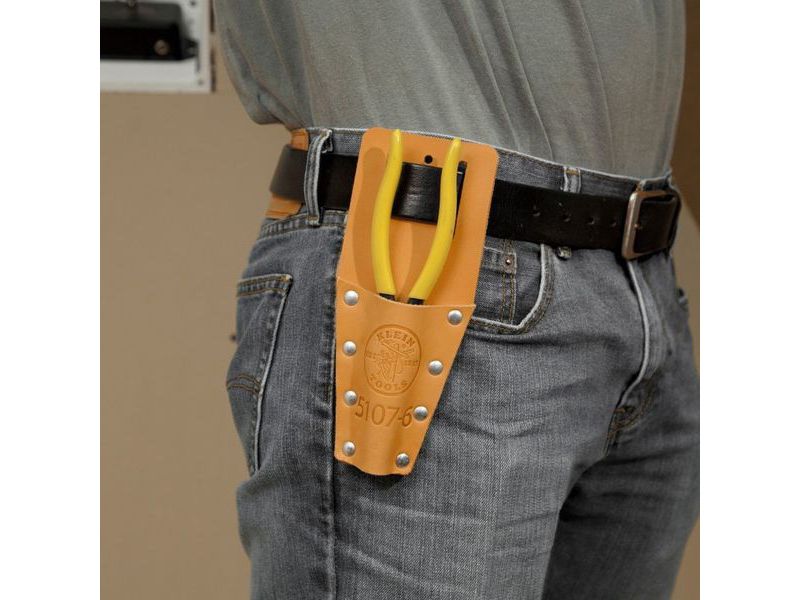 KLEIN TOOLS D203-8 Pliers, Long Nose Side-Cutters, 8-Inch