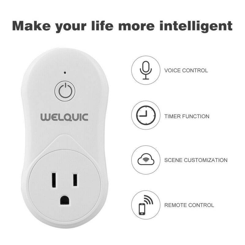 Mini Wifi Smart Plug Power Socket Timer Outlet Remote Control