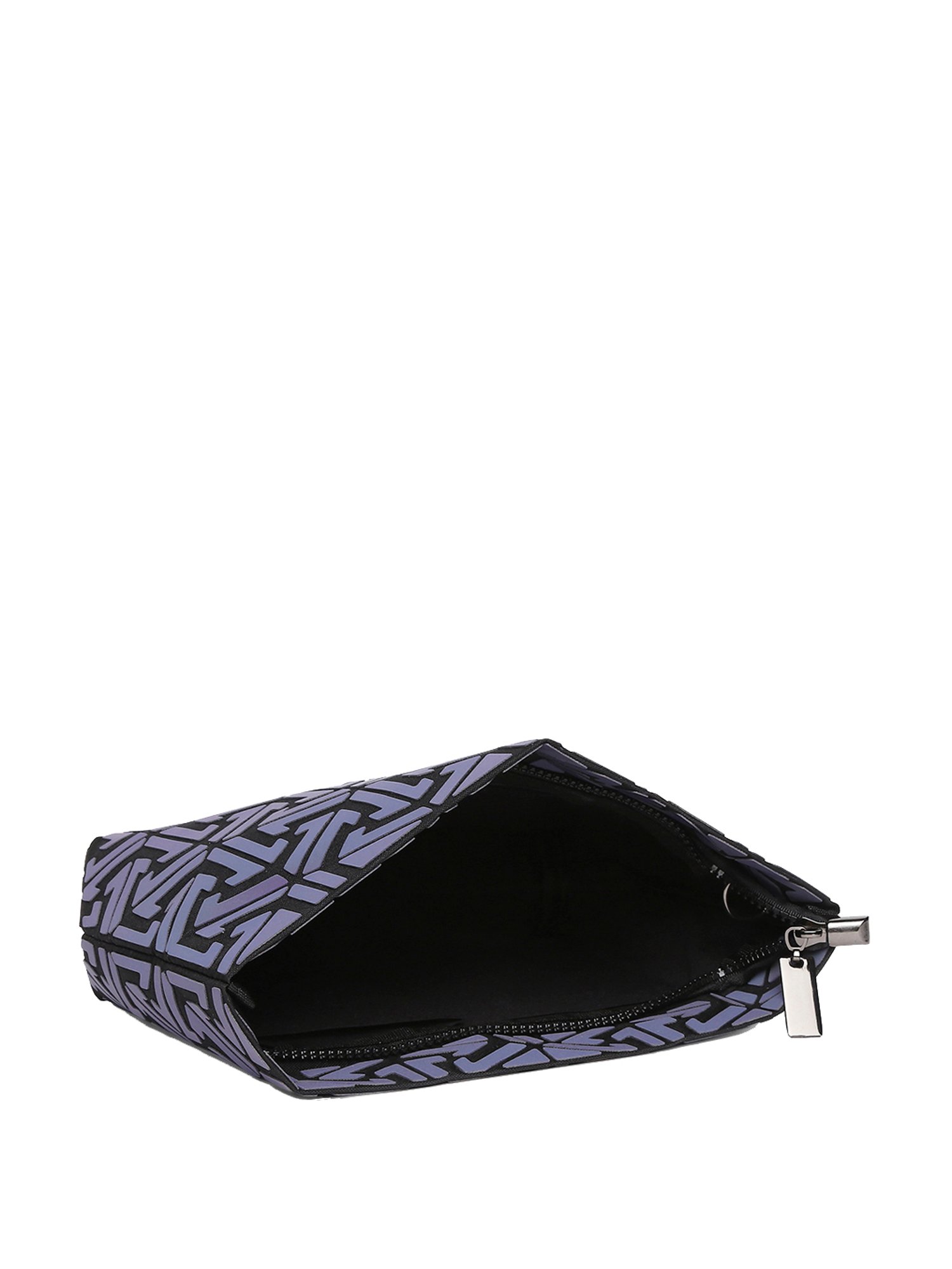 Baomi Purple Textured Medium Sling Handbag