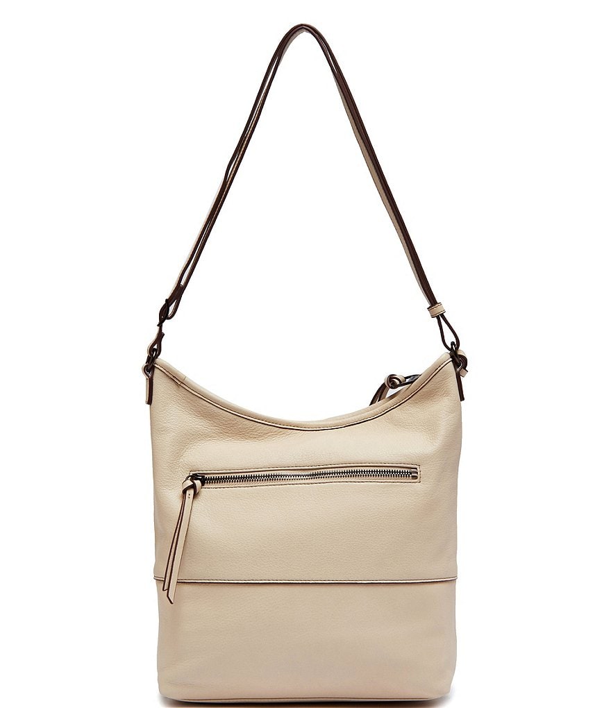 Margot Chester Leather Hobo Crossbody Bag