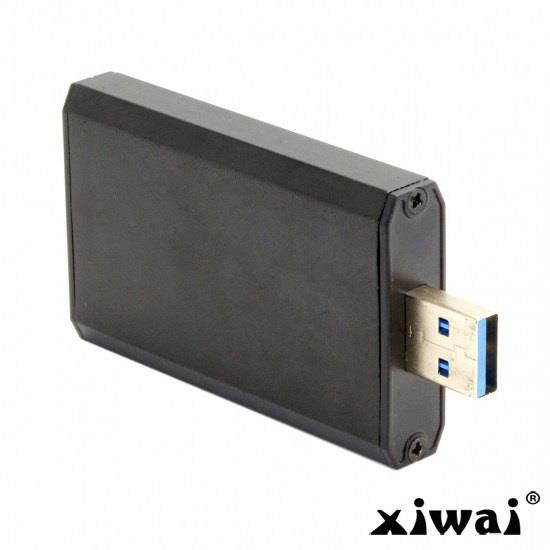 Xiwai Mini PCI-E mSATA to USB 3.0 External SSD PCBA Conveter Adapter Pen Driver Card with Case