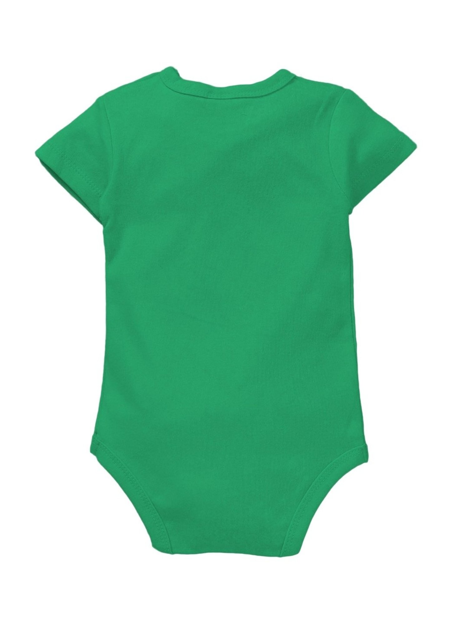 Zeezeezoo Kids Green Cotton Printed Onesie
