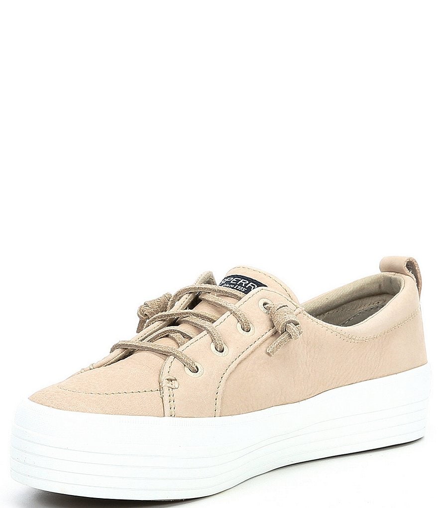 Sperry Women's Crest Vibe Leather Platform Sneakers