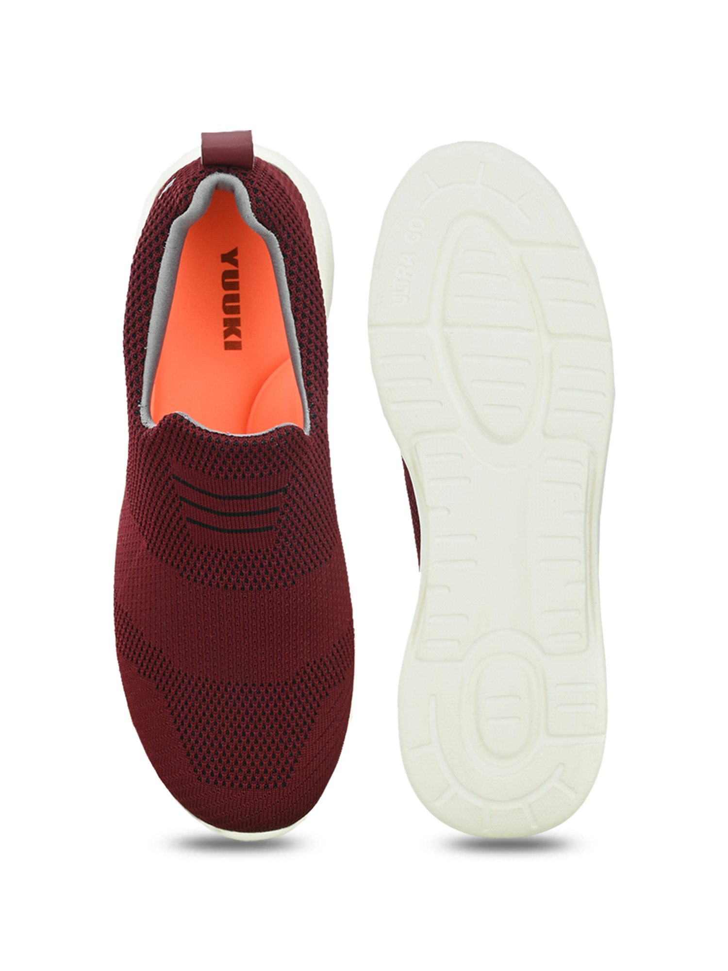 Yuuki Men's Maroon Running Shoes